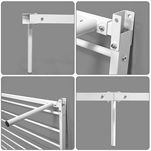 Weehom Twin Canopy Bed Frame with Headboard and Footboard, 4 Posters Metal Bed Frame, No Box Spring Needed, Mattress Found...