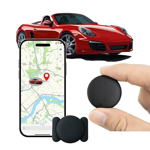 Super Magnetic! 360 Days of Battery Life! Apple Find My Subscription-Free GPS Car Locator - Waterproof and Drop-Proof, Ste...