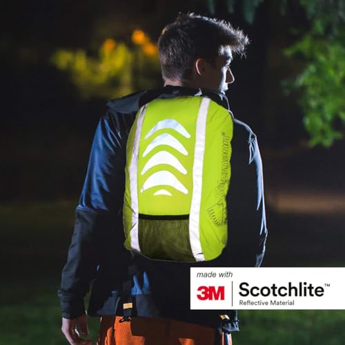 Salzmann 3M Reflective Backpack Cover | High Visibility, Waterproof & Weatherproof | Ideal for Cycling, Running & Hiking