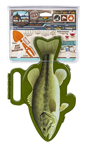 Flambeau Outdoors Wild Bite Fishing Tackle Box Kit