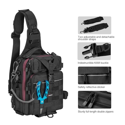 Piscifun Viper X Spinning Reel Bundle with Fishing Sling Bag