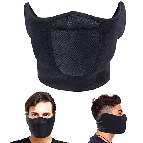 Balaclava Half Face Mask Adjustable Fastener Windproof Men Women for Skiing Snowboarding Motorcycling Winter Face Mask Out...