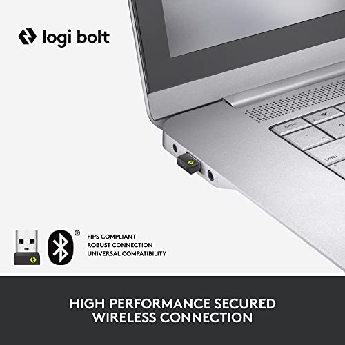 Logitech Ergo K860 Split Wireless Keyboard for Business - Ergonomic Design, Secured Logi Bolt Technology, Bluetooth, Globa...