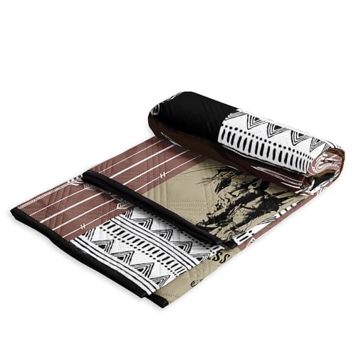 Smell Sunshine Outdoor Picnic Blanket,Portable Sandproof Waterproof Picnic Mat,West Cowboys Printed Camping Beach Mat for ...