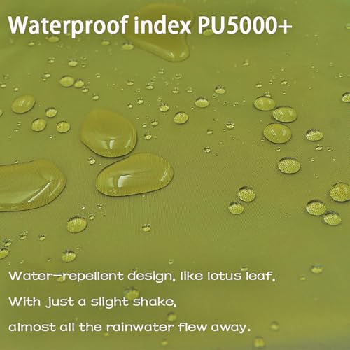 10.5x9.5 ft Tent Footprint Waterproof Camping Tarp Ultralight Mat Under Tent Moisture-Proof Ground Sheet Mat