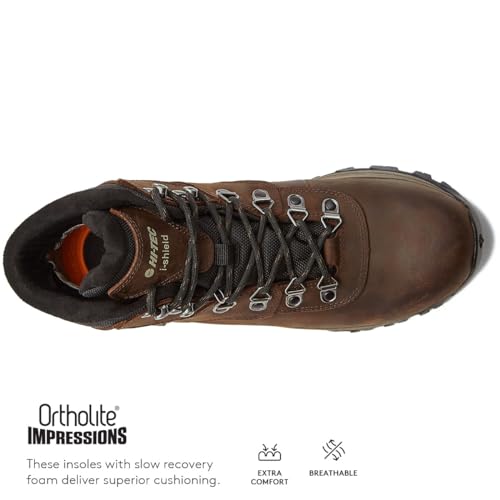 HI-TEC Men's Altitude VI I Waterproof Leather Hiking Boots - Black or Brown, Medium or Extra Wide