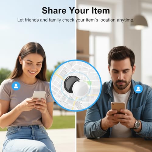 2 Pack No Subscription GPS Tracker for Vehicles Work with Find My (iOS Only) Magnetic Case Real-Time Mini Car Tracker Tag ...