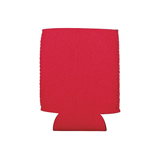 Thirsty Rhino Gummi, Neoprene Collapsible Can Holder Can Cooler Insulator Sleeve Coolie, Red (Set of 4)