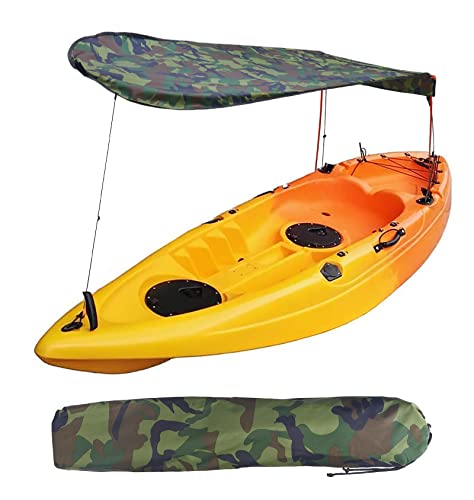 MOOCY Kayak Canopy,Waterproof Sun Shade Canopy for Single Person,Kayak Sunshade Awning Top Cover, Universal Canoe Shade wi...