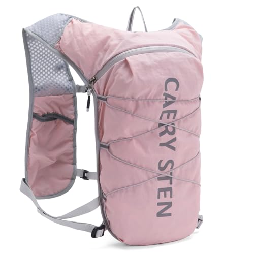 Carey STEN Lightweight Hydration Backpack, Outdoor Running Vest with 1.5L Water Bag, Suitable for Hiking, Cycling, and Bot...
