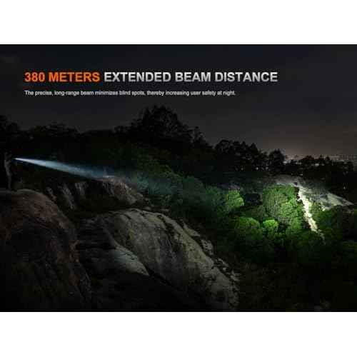 Fenix PD35R ACE 2000 Lumens Multi-Mode USB-C Rechargeable Tactical Flashlight with Customizable Output Level Selections and Lumentac Organizer