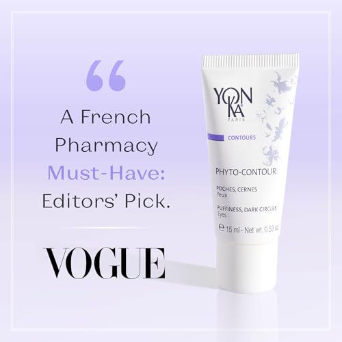 Yonka Phyto-Contour | Anti-Aging Eye Cream with Rosemary Extract | Reduces Puffiness & Dark Circles | For All Skin Types and Paraben-Free | 0.5 fl oz