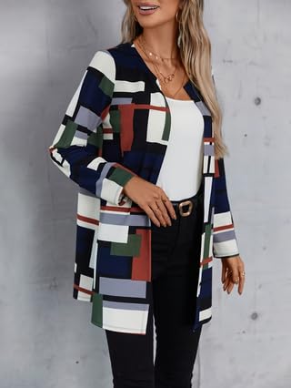 Women Loose Casual Long Sleeved Open Front Breathable Cardigans