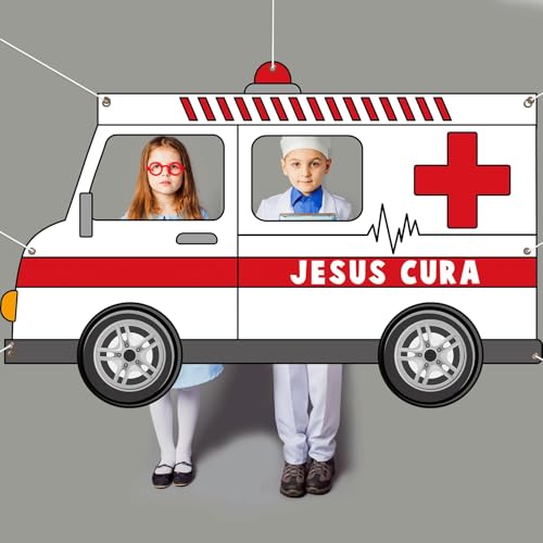 Nurses Week Photo Booth Props Nurses Week Party Decorations Thank You Nurse Day Booth Props Ambulance Nurse Banner Backdro...