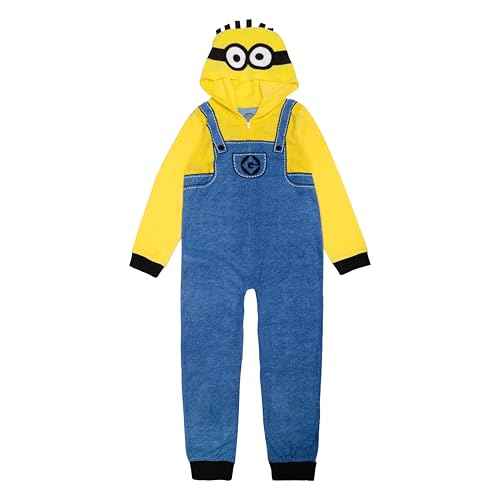 Minions Hooded Blanket Sleeper, Comfortable Pajamas, Soft & Cute for Kids