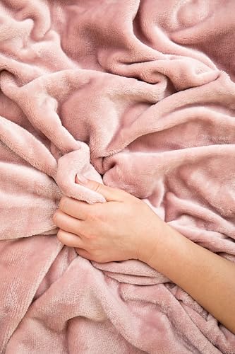 EverSnug Travel Blanket and Pillow - Ultra-Soft, Compact & Lightweight, 65x40 Inches, with Carry Case, Luggage Sleeve & Ba...