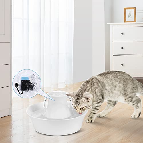 VinDox Replacement Pump for Pet Drinking Fountains - SP-400LV USB Replacement Pump with Adaptor-Compatible with Butterfly,...