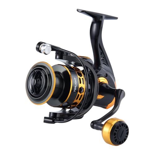 HAUT TON Dolphin Advance Edition Spinning Reel,5.2:1Gear Ratio,22LBS,5+1BB,Backlash Free Bearing,Sealed Drag System,Saltwa...