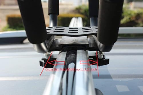 LT Sport Kayak Rack Canoe Carrier Paddle Board Surfboard Heavy-Duty J-Bar Roof Top Mount on Car Sedan SUV Truck Van Cross ...