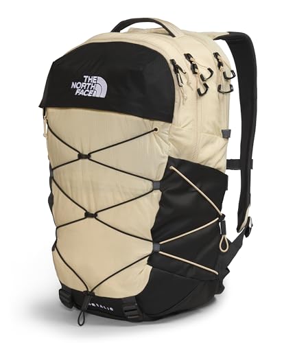 The North Face Borealis Commuter Laptop Backpack - Water Repellent, 16" Laptop Sleeve, Large Main Compartment, Gravel/TNF ...