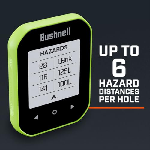 Bushnell Golf Phantom 3 Slope GPS Handlheld (Green) | 38,000+ Courses, Slope Compensation, Hazard Info, Distance Calculato...