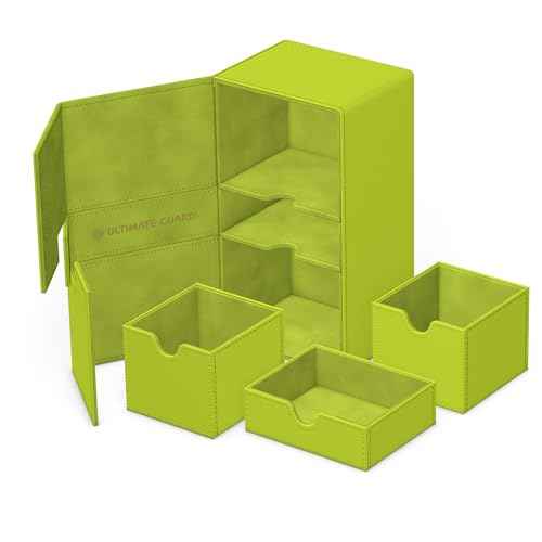 Ultimate Guard - Twin Flip'n'Tray 200+ Xenoskin - 2025 Summer Edition - Lime