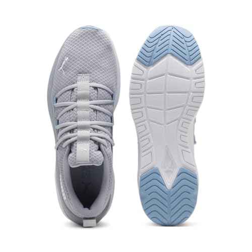 PUMA Mens Softride One4all Cross Trainer, Gray Fog Mens White-Zen Blue, 8