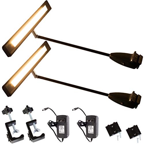 LEDUPDATES Trade Show LED Light, 2 Packs 24v Warm White 3000k Exhibit Display Lighting for Popup Booth, Back Drop Panel, H...