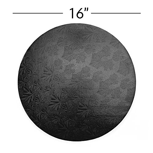 Dulcet Delights Round Cake Board | Decorative Cake Board for Cakes, Desserts, Pizza & More | Food Safe | Grease Proof | Re...