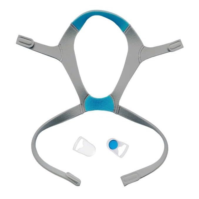 Airfit f20 Headgear with Clips, 2-Pack Replacement CPAP Mask Headgear Strap with Clips CPAP Supplies for Airfit/AirTouch F20, Large (Without Mask)