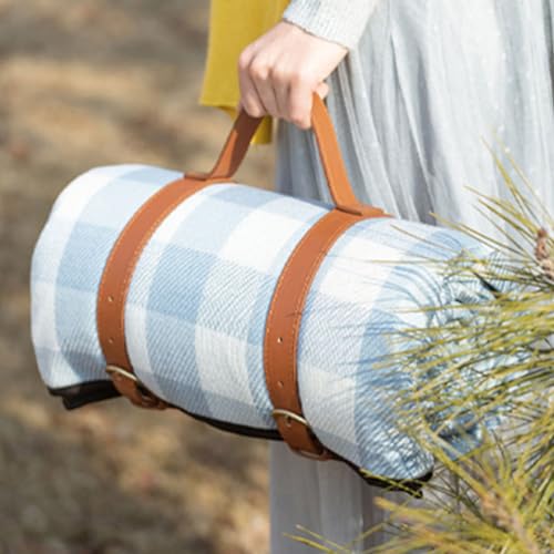 Mipcase Picnic Mat Strap Carrier with Handle H Shape Adjustable Blanket Roll Holder for Outdoor Camping Travel Rug Storage