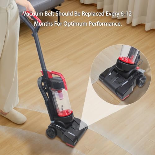 Ymimi Replacement Belt Compatible with Bissell 3437F 3437 3508 CleanView Compact Turbo Upright Vacuum (Pack of 2)