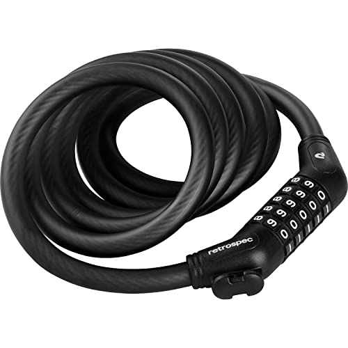 Grizzly Plus Integrated Combo Cable Bike Lock - 12mm