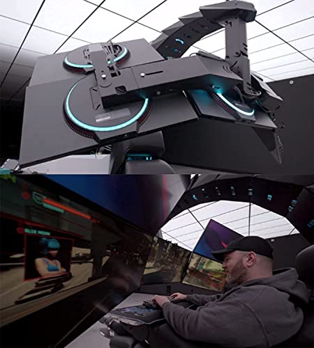 Gaming Chair Comfortable Luxury Gaming Chair Ergonomic Computer Cockpit Chair Comfortable Racing Simulator Game Chair with...