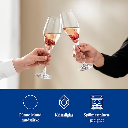 Villeroy & Boch La Divina Champagne Flute, Set of 4 Glass