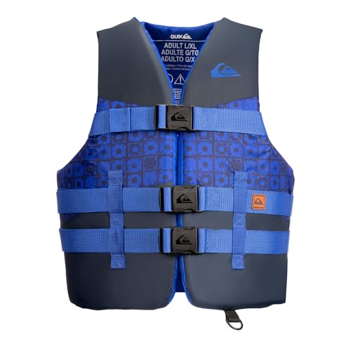 QUIKSILVER Men's Life Vest and Roxy Women's Life Vest, USCG and Transport Canada Approved Evoprene PFD, Personal Flotation...