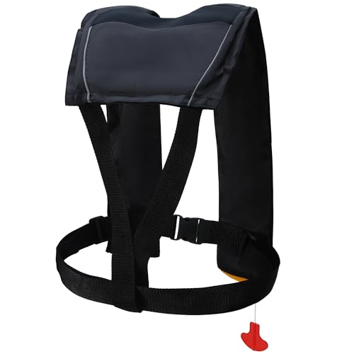 Automatic Inflatable Life Jackets for Adults Life Vests PFD Low Profile Load Capacity Up to 330lbs
