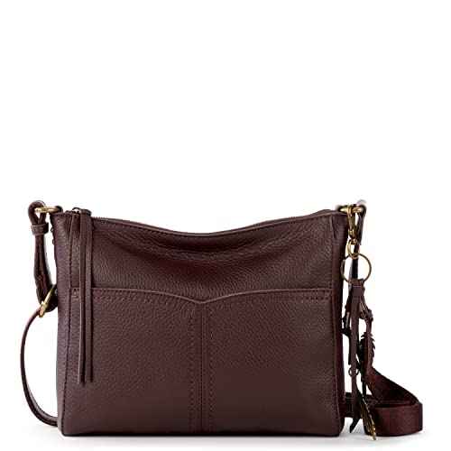 The Sak Alameda Leather Crossbody Purse - Leather Women's Handbag for Everyday & Travel - Cross Body Bag With Zipper