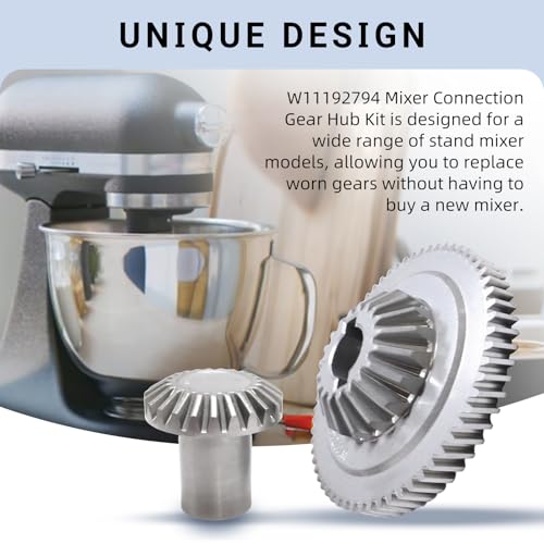 W11192794 Mixer Attachment Gear Hub Kit Compatible with KitchenAid W11192794 Replacement 4159643 4161403 9703905 9703907 W...