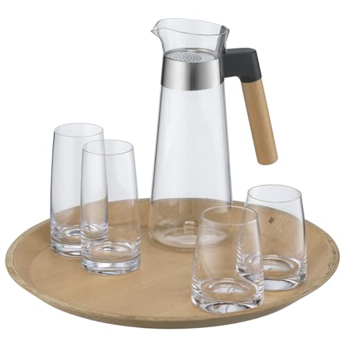 WMF Kineo Water Glasses Set of 4, Drinking Glasses, Tumbler 325 ml, Crystal Glass, Thin Drinking Rim, Ergonomic Shape, Dis...