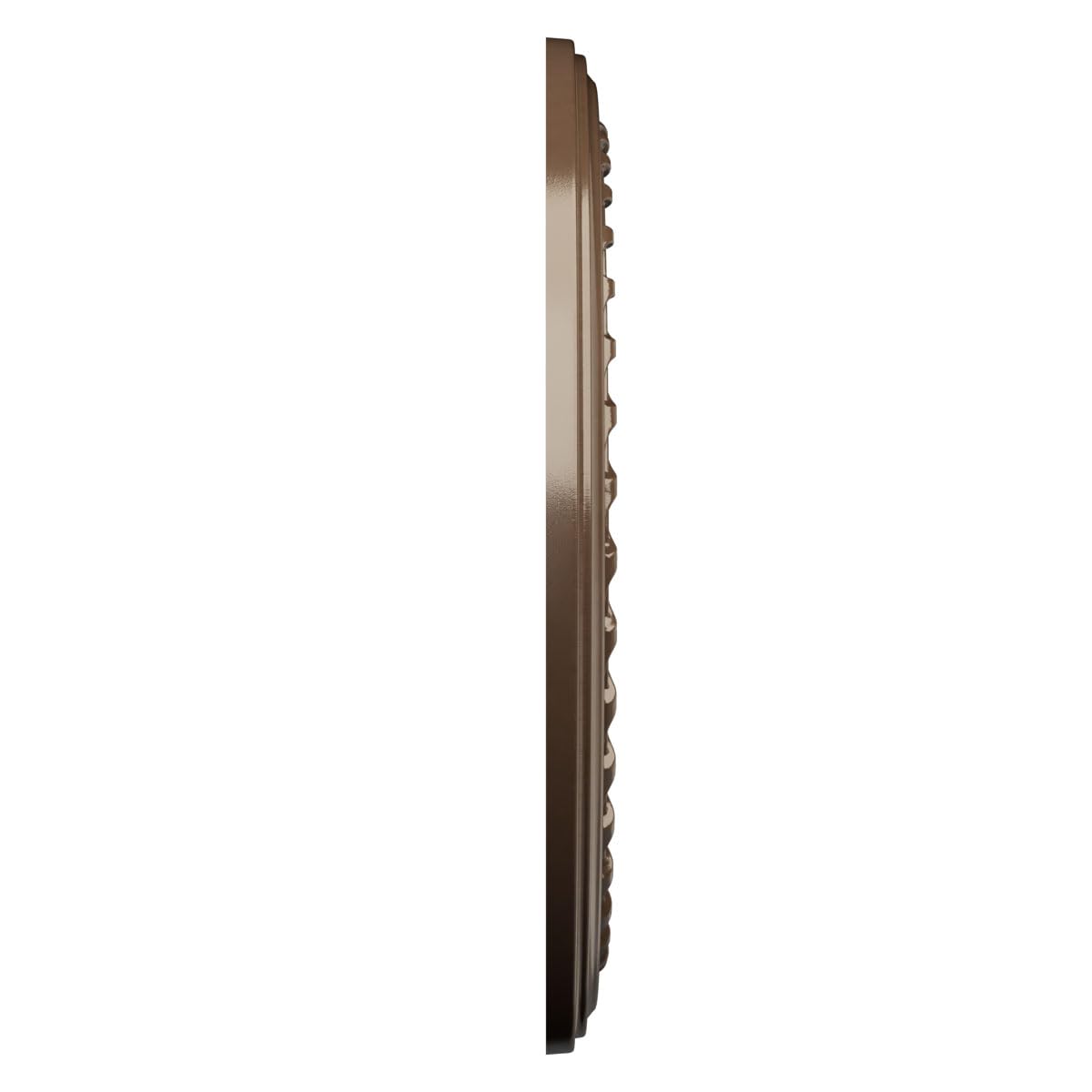 Ekena Millwork 10Od X 3 1/2Id X 3/4P Cole Thermoformed Pvc Ceiling Medallion (Fits Canopies Up To 4 1/4), Metallic Copper