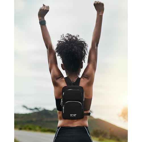 Reebok Unisex Crossbody Sling Bags ? Compact Convertible Strap Cross Body Bag Travel Sling Bag - Gym & Travel Essential