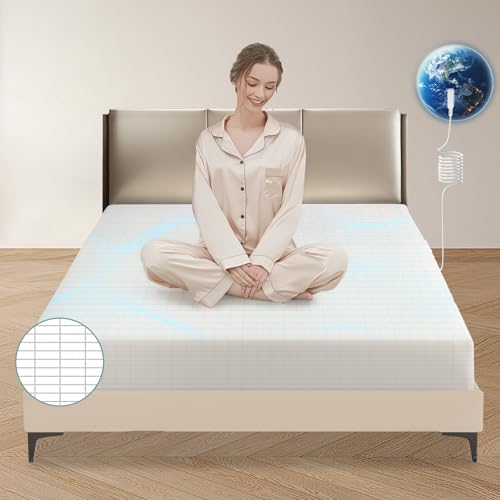 Grounding Sheets Full,Cotton+ Pure Silver Fiber,Grounded Bed Sheet Kit,Deep Pocket Grounded Bed Sheet,Well Bedding for Better Sleep & Wellness(White, Full)