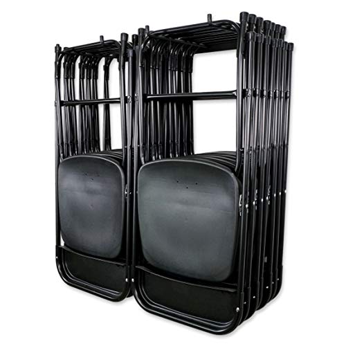 StoreYourBoard Double Chair Storage Rack – 2 Pack Heavy Duty Folding Chair Rack for Garage Organization, Holds 200 lbs, Ch...