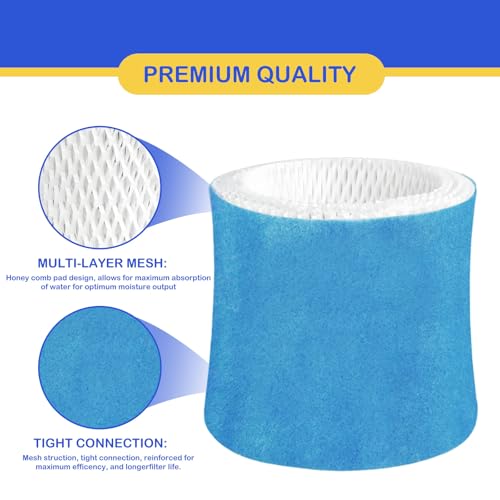 Roninby Humidifier Wicking Filter Replacement 2.0 Compatible with Canopy Bedside and Nursery Humidifier 2.0, Wood Pulp & P...