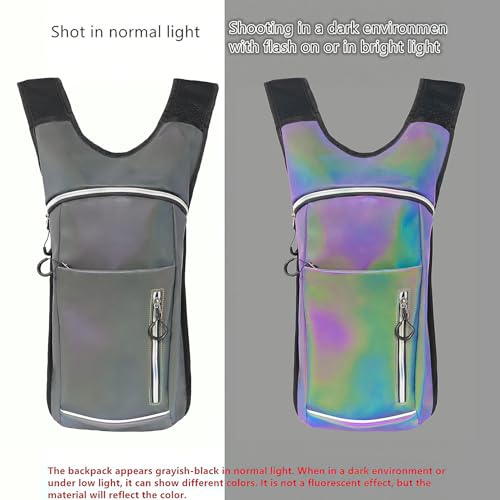 CTSAYCTL Hydration Backpack,Water Backpack with 2L Water Bladder,Festival Essential-Rave Hydration Pack,Lightweight Insula...