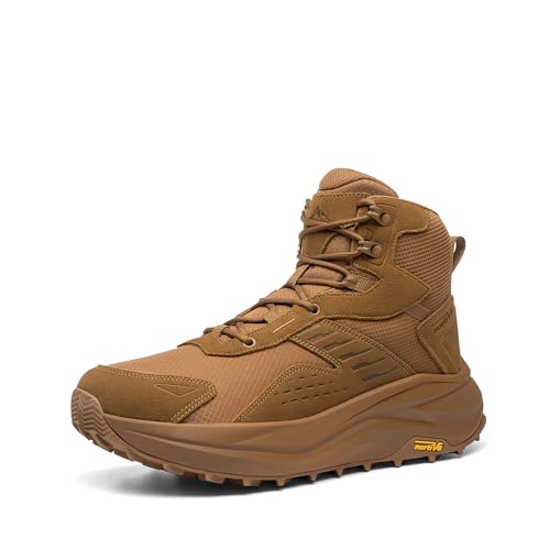 NORTIV 8 Men's Wide Toe Box Hiking Boots Low Drop Waterproof Outdoor Trekking Camping Winter Snow Shoes Katahdin