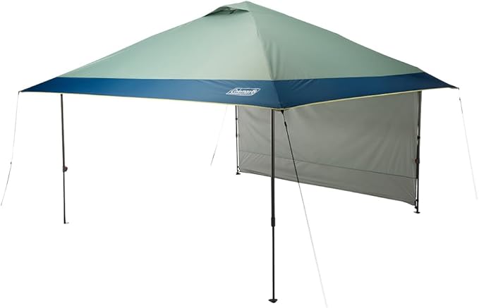 Coleman Oasis Instant Pop-Up Canopy Tent with Side Wall Attachment, Portable Shelter with Easy Setup & Takedown, Wheeled C...