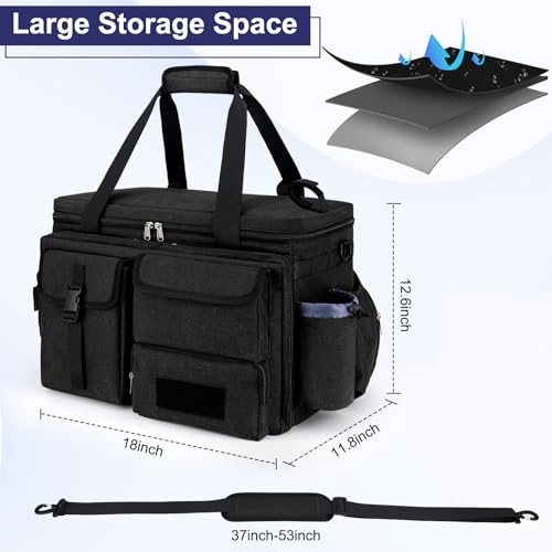 Patrol Bag Law Enforcement Police Gear Bag, Car Front Seat Organizer Tactical Officer Duty Bags, Police Car Accessories fo...