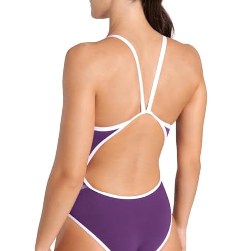 ARENA Women's Icons Solid Sports Swimsuit Super Fly Back Racing Training Competitive Swim Bathing Suit Athletic Swimwear